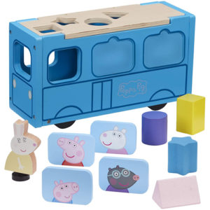 Peppa Pig Wooden School Bus