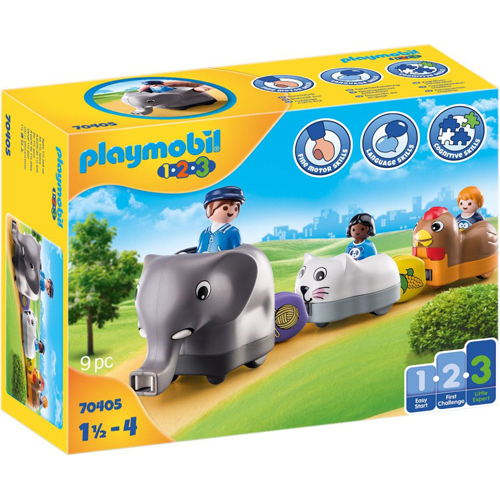 Playmobil 1.2.3 Animal Train For 18+ Months