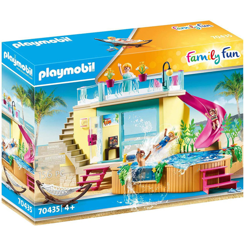Playmobil 70435 Family Fun Beach Hotel Bungalow with Pool | Toys | Toy Street UK