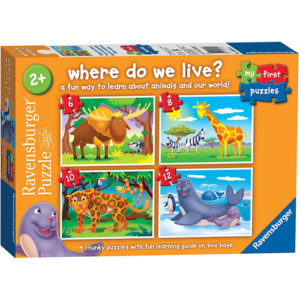 Where do we Live? (6, 8, 10, 12 pieces)