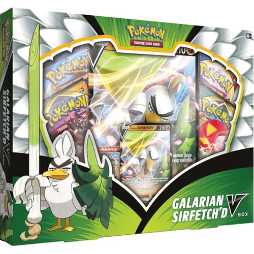 *A Grade* Pokemon TCG: Galarian Sirfetch'd V Box *A Grade* Pokemon TCG: Galarian Sirfetch'd V Box