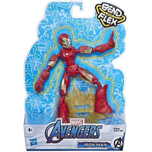 Avengers Bend And Flex Flex Rider Iron Man