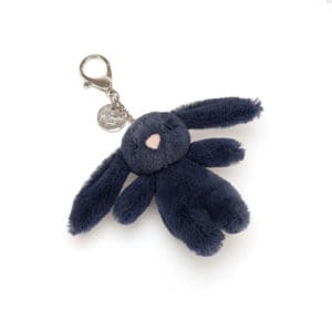 Bashful Navy Bunny Bag Charm