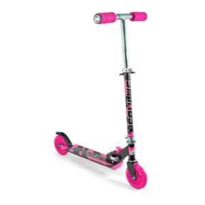 Nebulus Scooter Black With Pink Chrome Finish