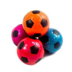 Rubber Sponge Ball Soccer (One Supplied)