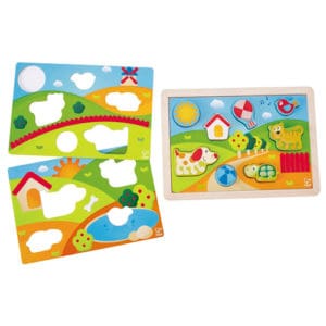 Sunny Valley Puzzle 3 in 1