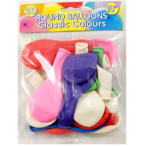 20 Round Balloons 10
