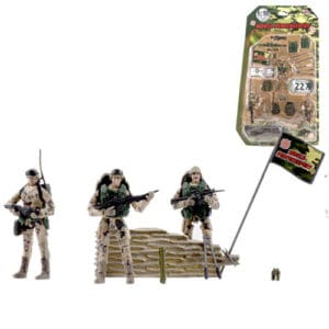 3 Desert Marine Figures & Accessories