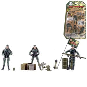 3 Ranger Figures & Accessories