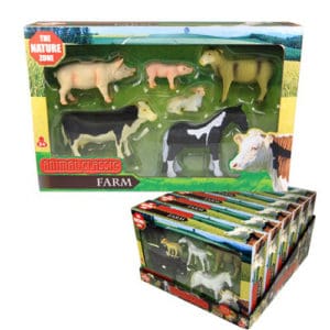 6 pcs Animal Classic Farm Animal Playset