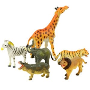 6pc Wild Animal Set