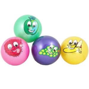 9cm Smelly Smile Face Ball - Assorted (One Supplied)