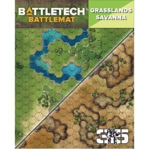 *A Grade* Battletech Battle Mat Grasslands Savanna