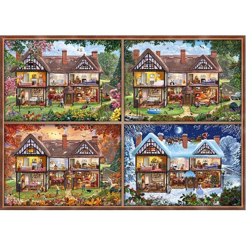 *A Grade* House Of Four Seasons - 2000 Piece Puzzle *A Grade* House Of Four Seasons - 2000 Piece Puzzle