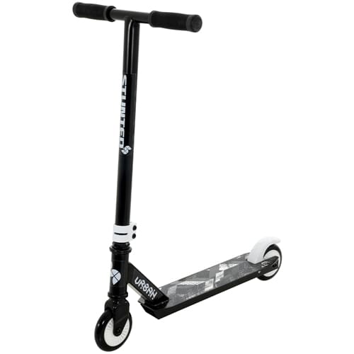 *A Grade* Stunted Urban Stunt Scooter - Black/White *A Grade* Stunted Urban Stunt Scooter - Black/White