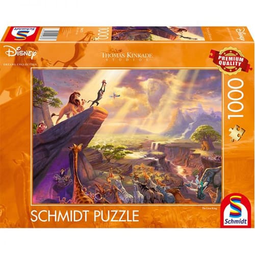 *A Grade* Thomas Kinkade: Disney The Lion King (1000pc) *A Grade* Thomas Kinkade: Disney The Lion King (1000pc)