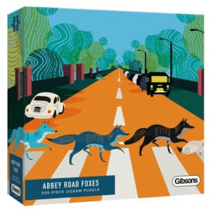 Abbey Road Foxes Puzzle (500 pieces)
