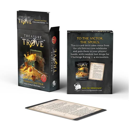*B Grade* Dungeons And Dragons RPG: Treasure Trove Challenge Rating 1 to 4 Deck *B Grade* Dungeons And Dragons RPG: Treasure Trove Challenge Rating 1 to 4 Deck