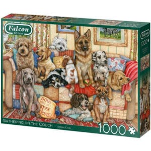 *B Grade* Gathering on the Couch Jigsaw Puzzle (1000 pieces)