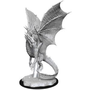 *B Grade* Young Silver Dragon: D&D Nolzur's Marvelous Unpainted Miniatures (W11)