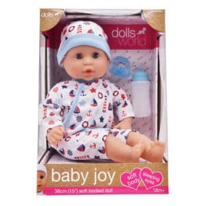 Dollsworld Baby Joy blue outfit