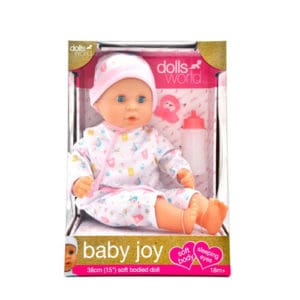 Dollsworld Baby Joy white outfit