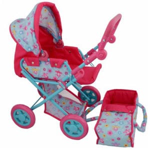 Dollsworld Deluxe Pram & Baby Carrier