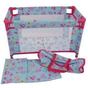 Dollsworld Deluxe Travel Cot
