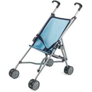Dollsworld Dolls Blue Stroller