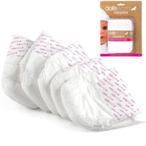 Dollsworld Nappies 5 Pack