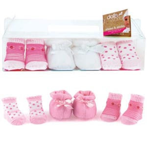 Dollsworld Shoes & Socks Gift Set