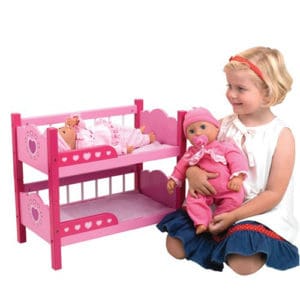 Dollsworld Wooden Bunk Beds