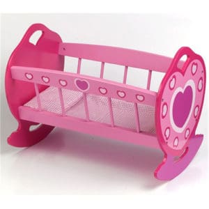 Dollsworld Wooden Rocking Cradle