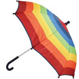 Kids Fabric Rainbow Umbrella