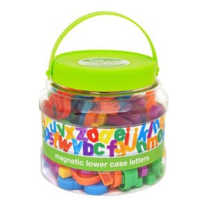 Magnetic lower case letters - 108pcs