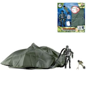 Military Figure with Parachute