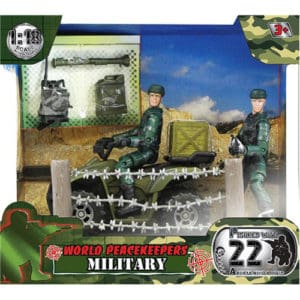 Military Figures with Quadbike