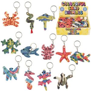 Sand Animal Keyring - Assorted (One Supplied)