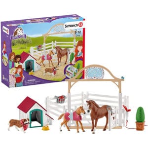 Schleich Horse Club Hannah's Guest Horses With Ruby the Dog