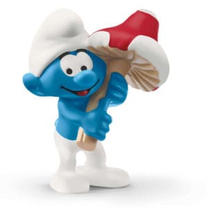 Schleich Smurf With Good Luck Charm