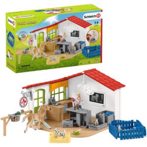 Schleich Veterinarian Practice With Pets