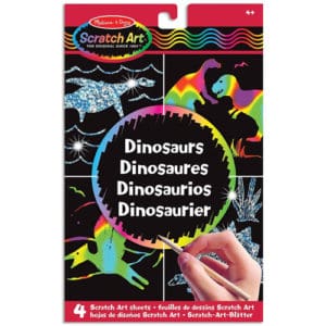 Scratch Art - Dinosaur