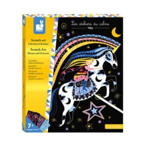 Scratch Art Horses and Unicorns