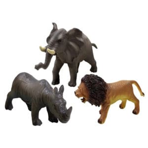 Soft Touch Wild Animal 3 pack