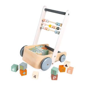 Sweet Cocoon Cart with ABC blocks