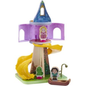 Disney Princess Wooden Rapunzel's Tower and Figure Playset