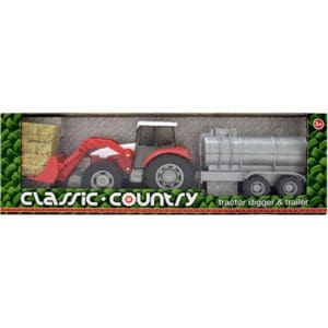 Tractor Digger & Tanker Trailer