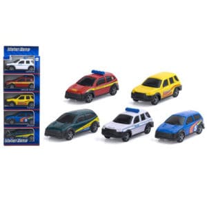 Vehicle Team 5 Car Playset