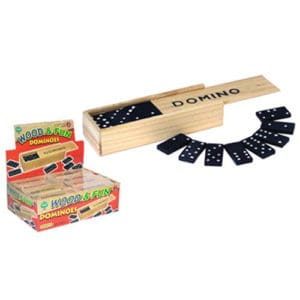 Wood Box Dominoes