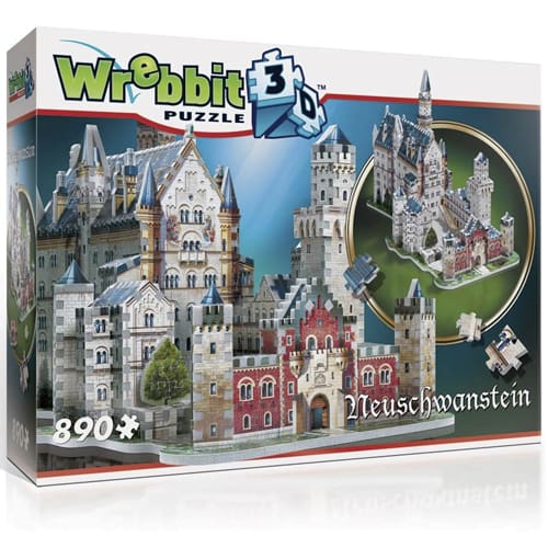 *B Grade* Neuschwanstein Castle 3D Puzzle (890Pc)